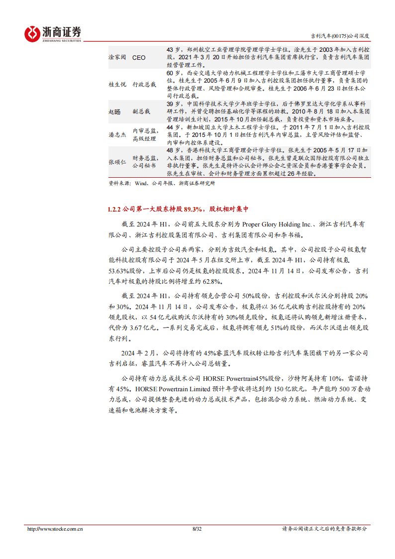 2025吉利汽車深度報告:燃油、插混、純電多元化布局,出口創新高