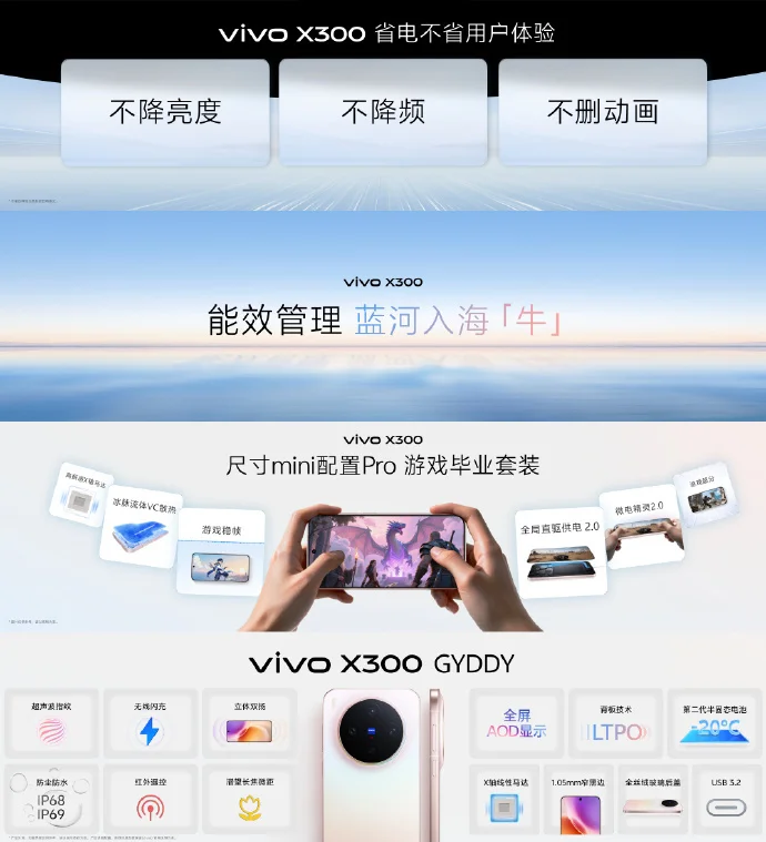 vivo X300系列發布:搭載聯發科天璣9500芯片,4399元起