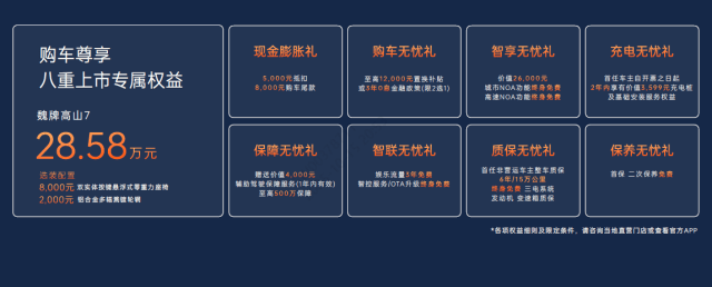 人人都有好位置!高山7正式上市 售28.58萬起